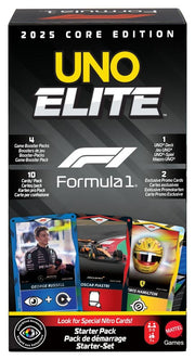Formula 1 UNO Juego de Cartas Elite F1 Starter-Set