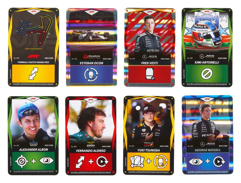 Formula 1 UNO Juego de Cartas Elite F1 Starter-Set
