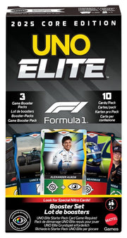 Formula 1 UNO Juego de Cartas Elite F1 Booster-Set