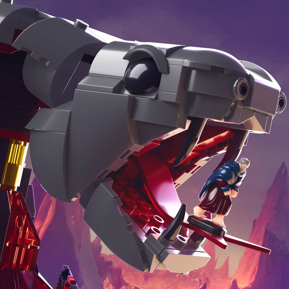 Masters of the Universe Mattel Brick Shop Set de Construcción Snake Mountain