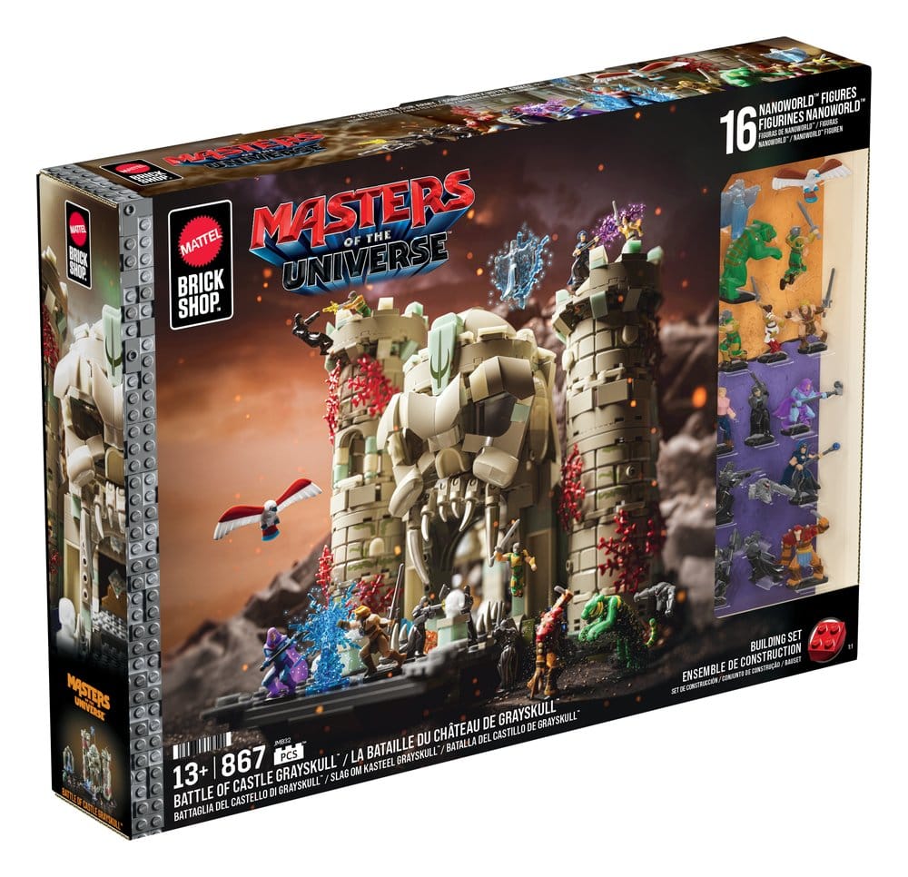 Masters of the Universe Mattel Brick Shop Set de Construcción Castle Grayskull