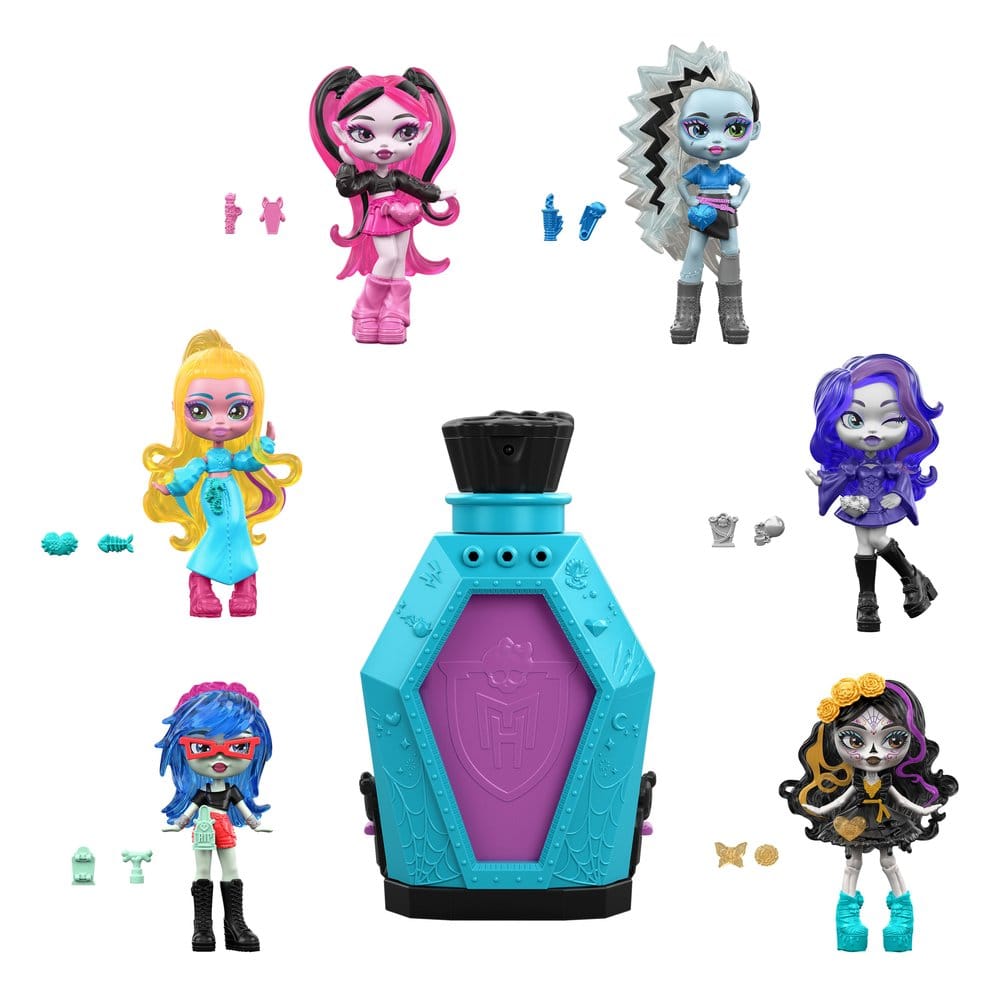 Monster High Little Frights Blind Box Muñeca 7 cm