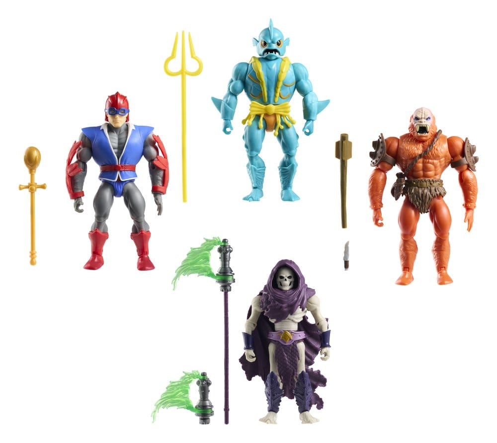 Masters of the Universe Origins Pack de 4 Figuras Battle for Subternia 14 cm