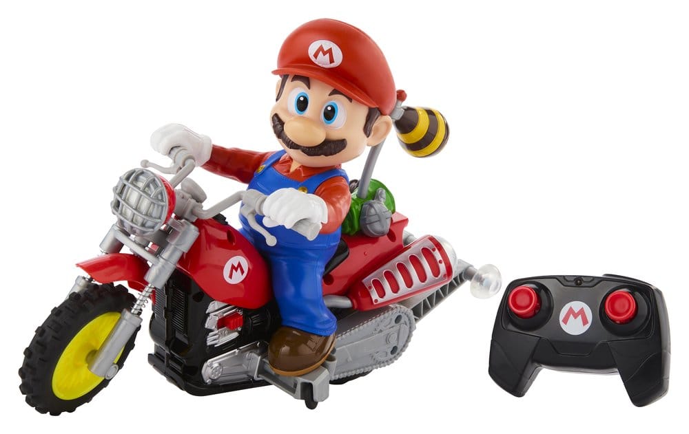 Super Mario Galaxy: la película Hot Wheels Vehículo Radiocontrol Mario Wheelie Motocross