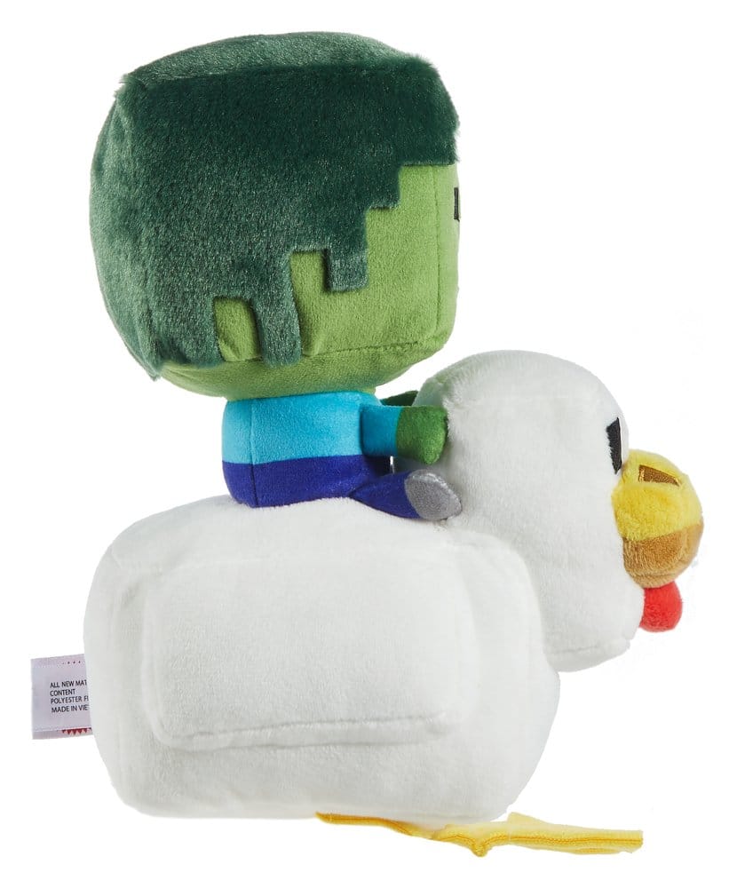 Minecraft Deluxe Peluche Chicken Jockey 20 cm