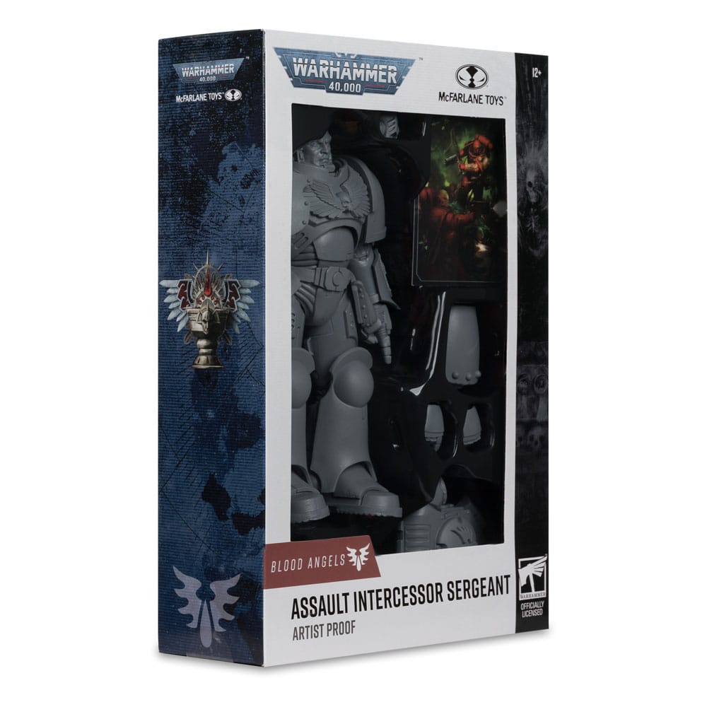 Warhammer 40,000 Figura Assault Intercessor Sergeant (Blood Angel) (Artist Proof) 18 cm