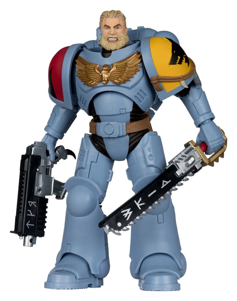 Warhammer 40,000 Figura Grey Hunter (Space Wolves) 18 cm