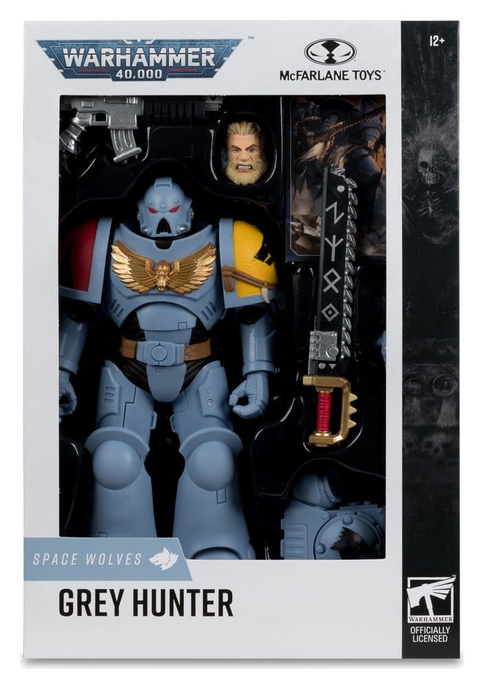 Warhammer 40,000 Figura Grey Hunter (Space Wolves) 18 cm