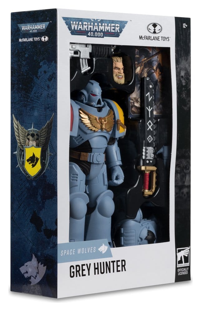 Warhammer 40,000 Figura Grey Hunter (Space Wolves) 18 cm