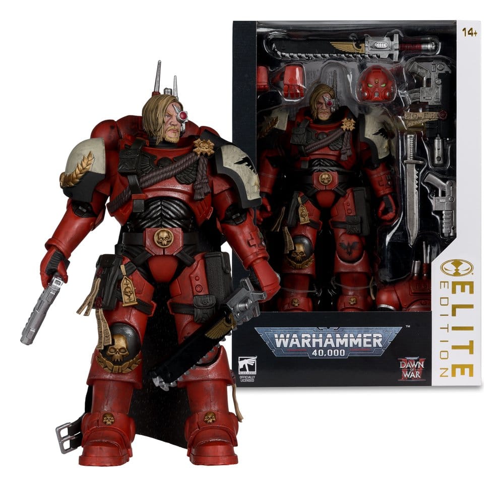 Warhammer 40000 Dawn of War McFarlane Elite Edition Figura Captain Cyrus (Dawn of War 4) 20 cm