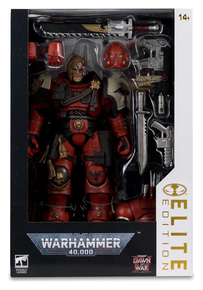 Warhammer 40000 Dawn of War McFarlane Elite Edition Figura Captain Cyrus (Dawn of War 4) 20 cm