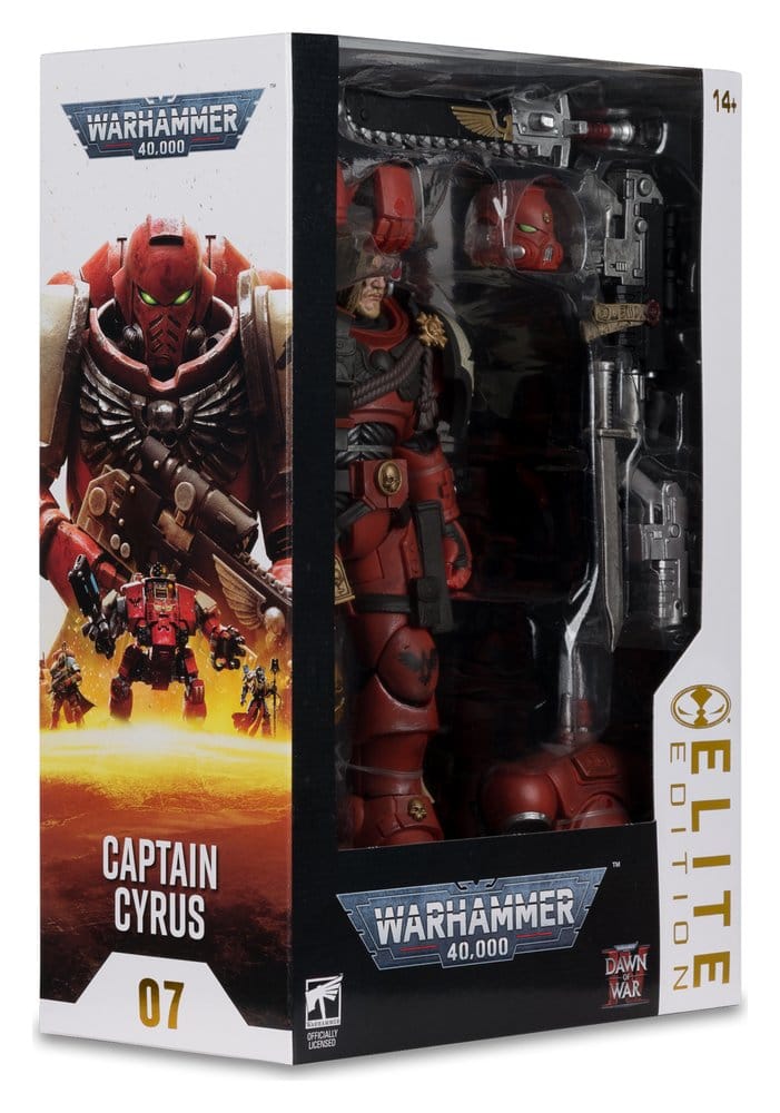 Warhammer 40000 Dawn of War McFarlane Elite Edition Figura Captain Cyrus (Dawn of War 4) 20 cm