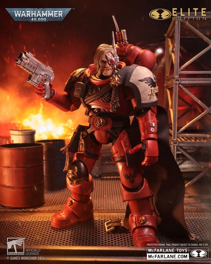 Warhammer 40000 Dawn of War McFarlane Elite Edition Figura Captain Cyrus (Dawn of War 4) 20 cm
