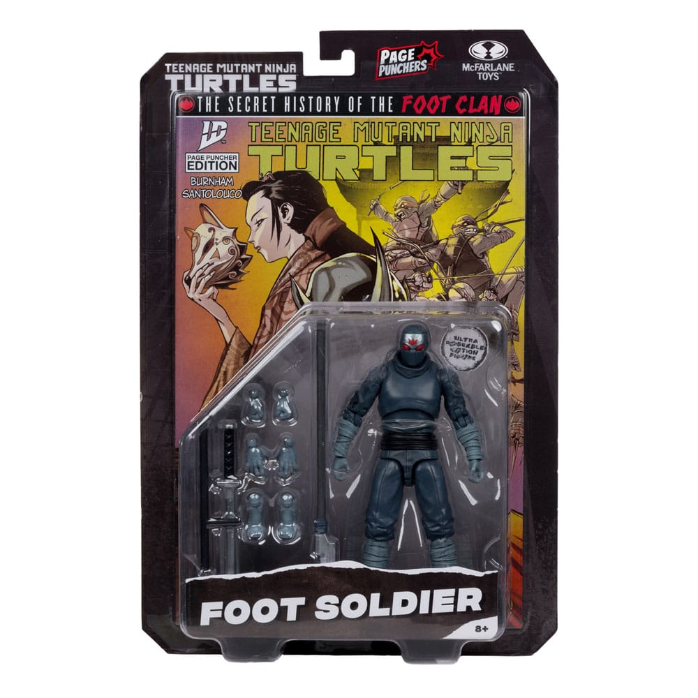 Las Tortugas Ninja Page Punchers Figura Foot Soldier 14 cm