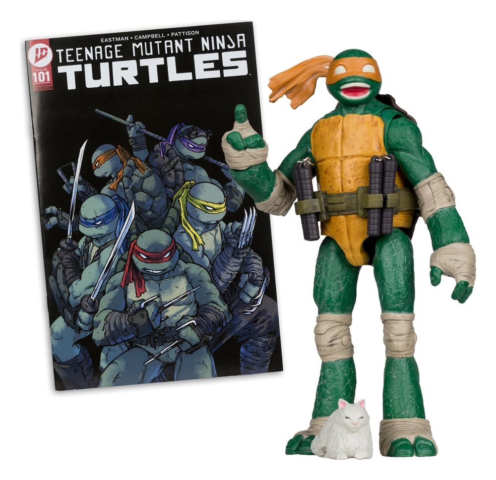 Las Tortugas Ninja Page Punchers Figura Michelangelo 13 cm