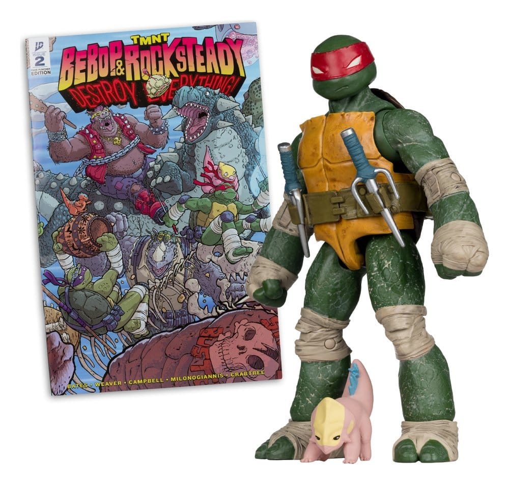 Las Tortugas Ninja Page Punchers Figura Raphael 13 cm