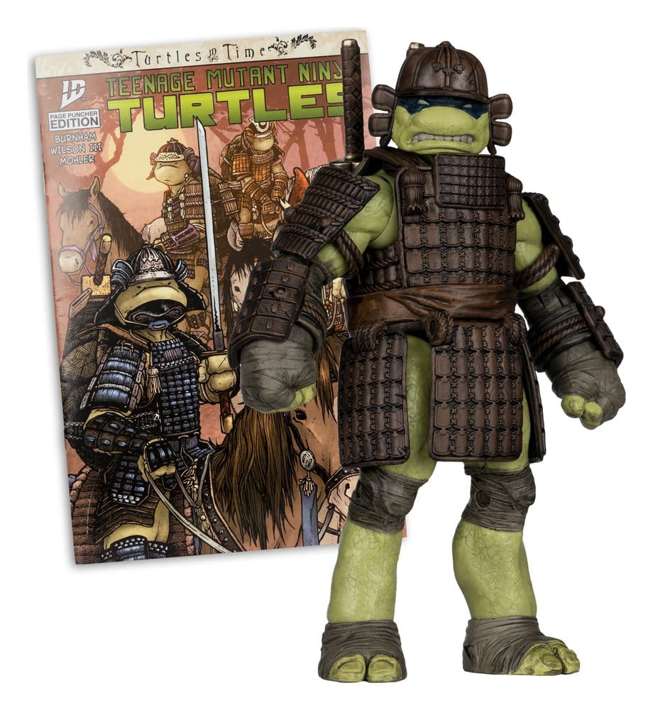 Teenage Mutant Ninja Turtles Page Punchers Figura Leonardo (Turtles in Time) 13 cm