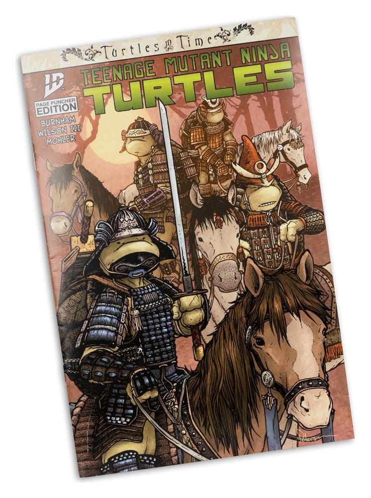 Teenage Mutant Ninja Turtles Page Punchers Figura Leonardo (Turtles in Time) 13 cm