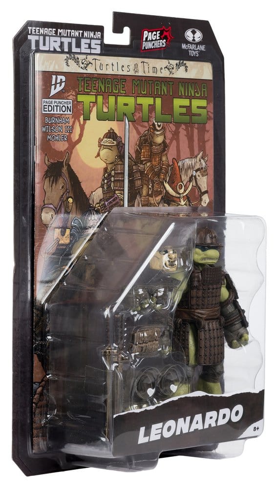 Teenage Mutant Ninja Turtles Page Punchers Figura Leonardo (Turtles in Time) 13 cm