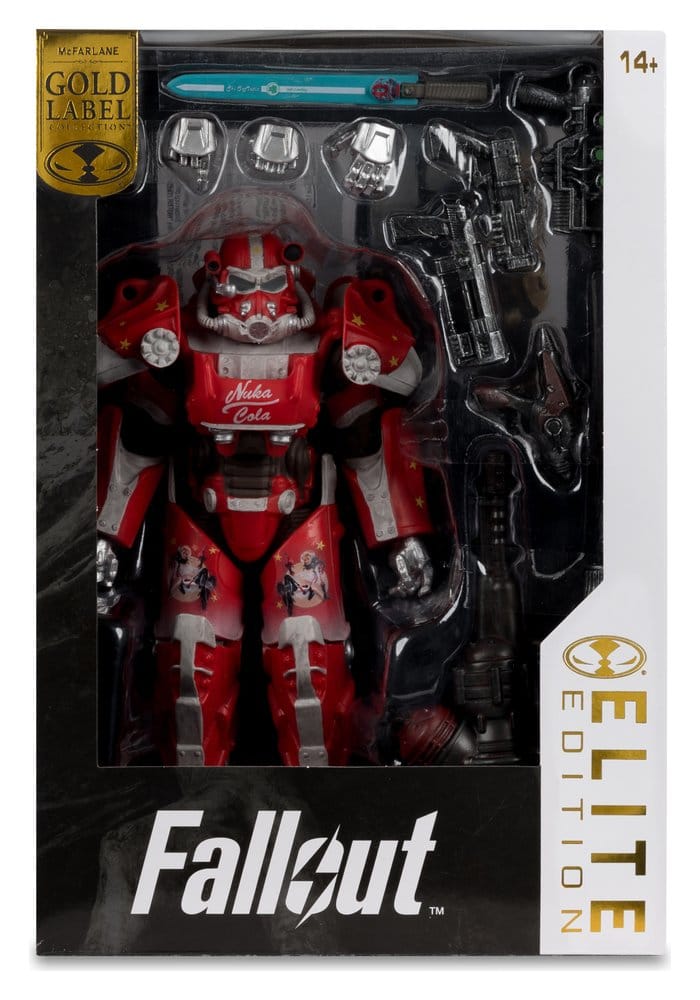Fallout McFarlane Elite Edition Figura Fallout 76 Nuka Cola T-60 (Gold Label) 19 cm
