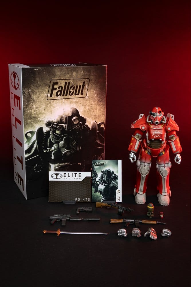 MCFARLANE ELITE EDITION 7INCH FALLOUT 3 REMAST T-45B NUKA COLA ACTION Figura