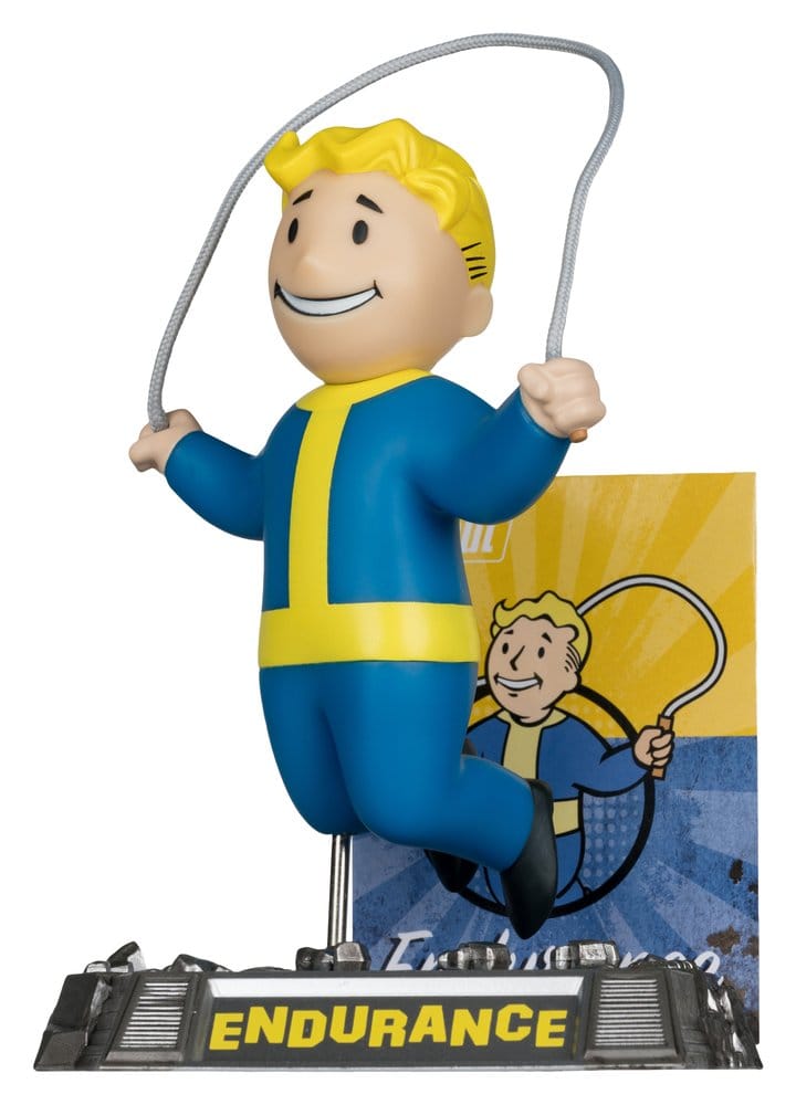 Fallout Figura Mini Vault Boy: Endurance 13 cm Frikytopia