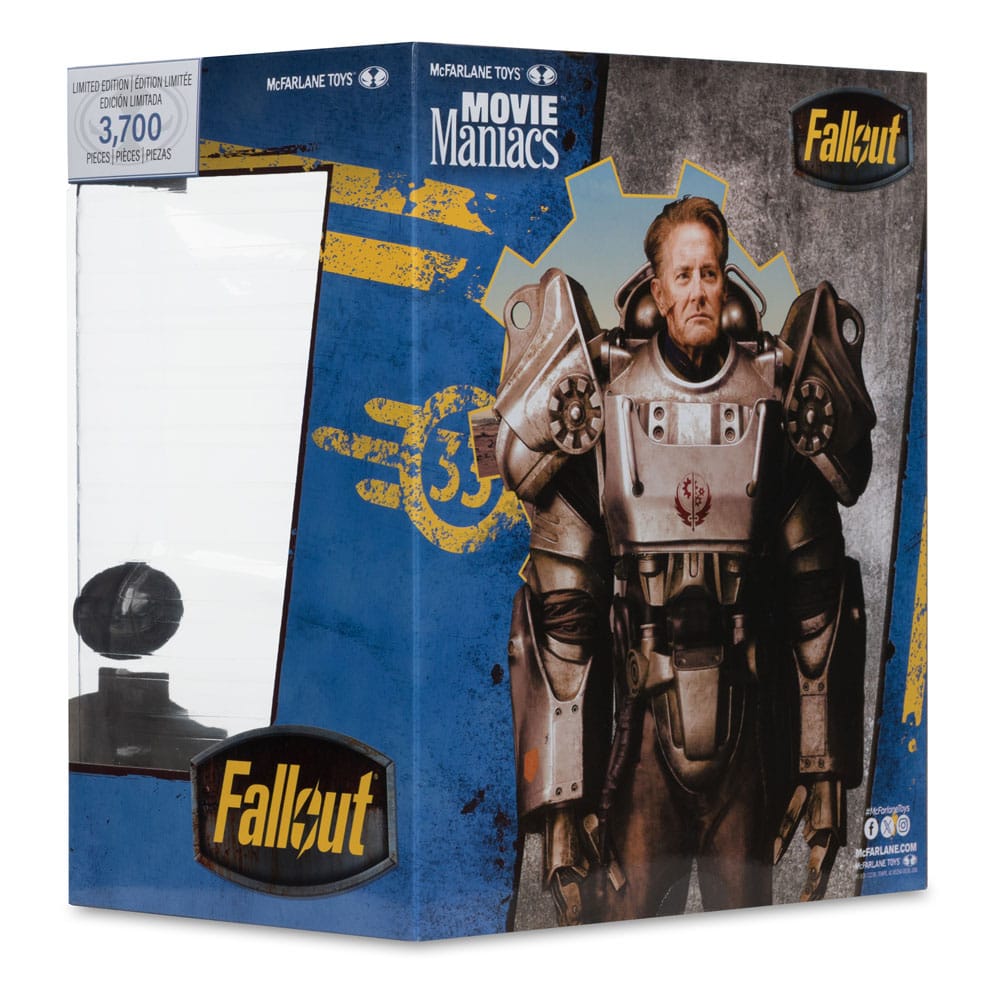 Fallout Figura Movie Maniacs Hank Maclean (Season 2) (Red Platinum Edition) 17 cm