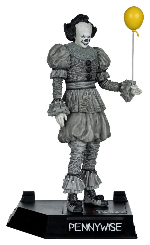It Welcome to Derry Movie Maniacs Figura Pennywise (Black &amp; White) 16 cm Frikytopia
