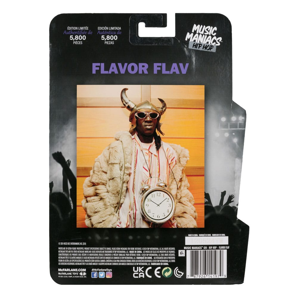 Music Maniacs Hip Hop Figura Flavor Flav 16 cm