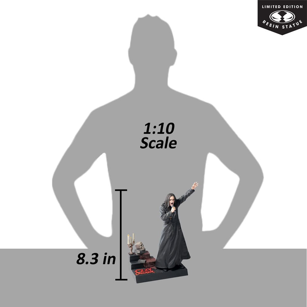 Ozzy Osbourne Estatua 1/10 Music Maniacs Ozzy Osbourne 21 cm