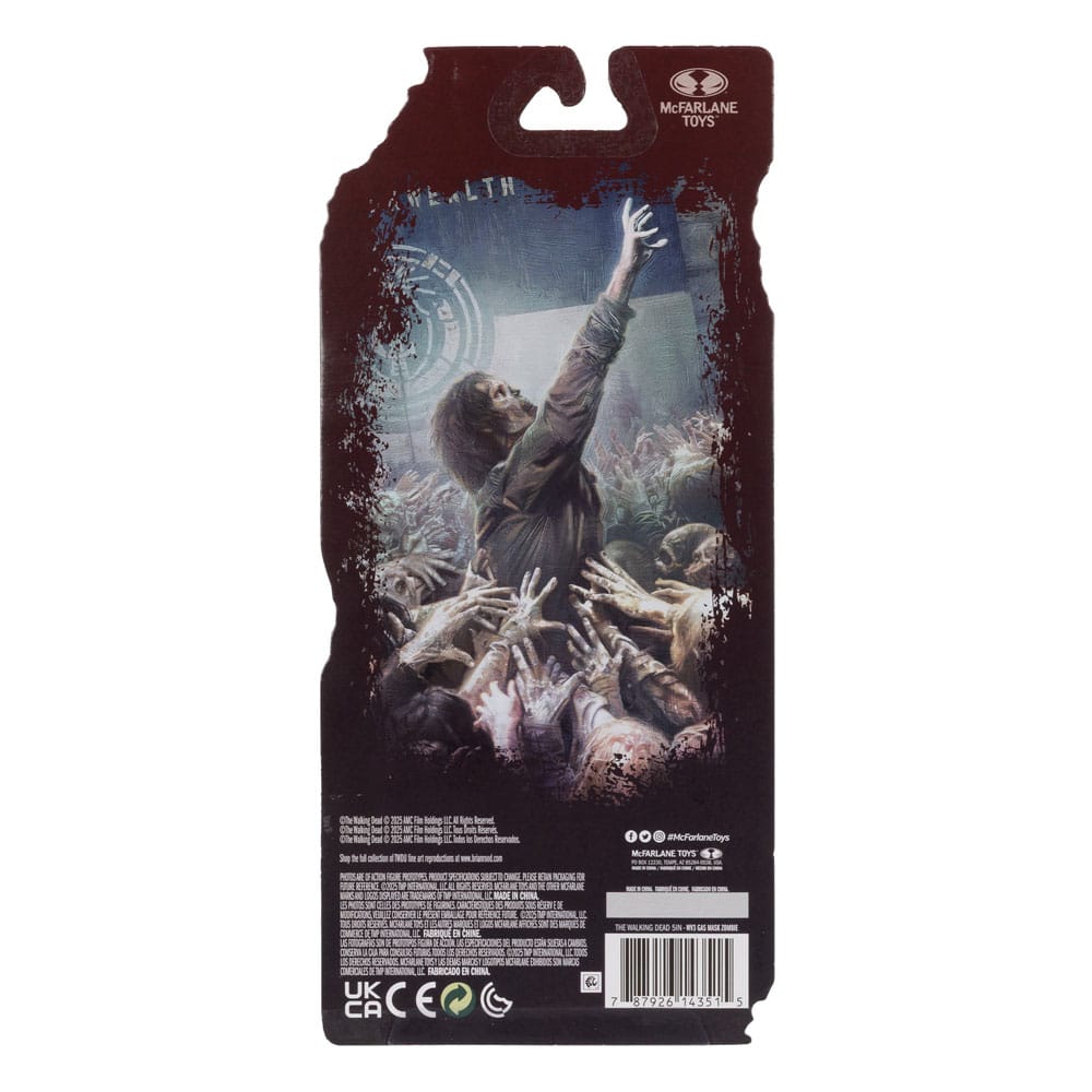 The Walking Dead Figura Gas Mask Zombie (Season 4) 13 cm