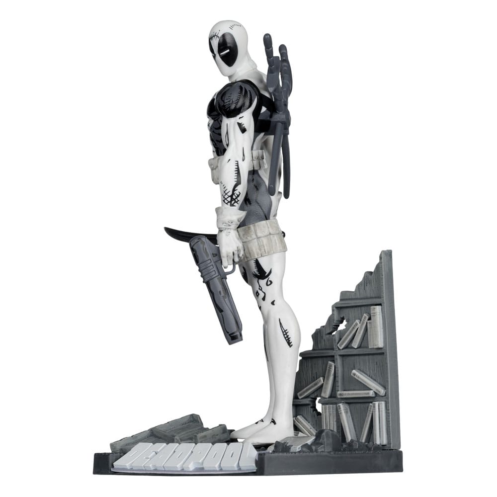 Marvel Collection Estatua PVC 1/10 Deadpool (The New Mutants #98) (Line Art) (Gold Label) 17 cm