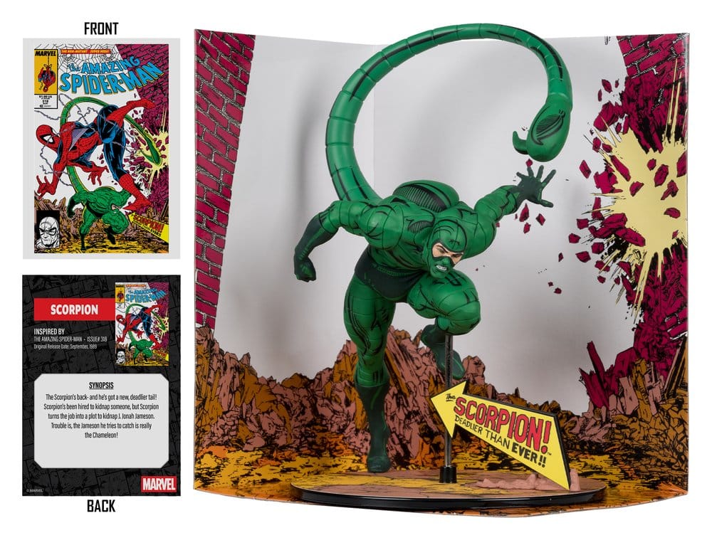 Marvel Collection Figura PVC 1/10 Scorpion (The Amazing Spider-Man #318) 17 cm