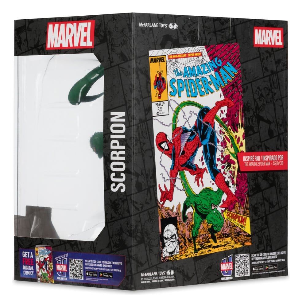 Marvel Collection Figura PVC 1/10 Scorpion (The Amazing Spider-Man #318) 17 cm