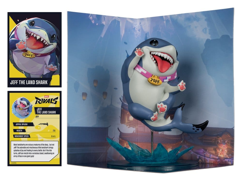 Marvel Rivals Collection Gamerverse Figura 1/10 Jeff The Land Shark 20 cm