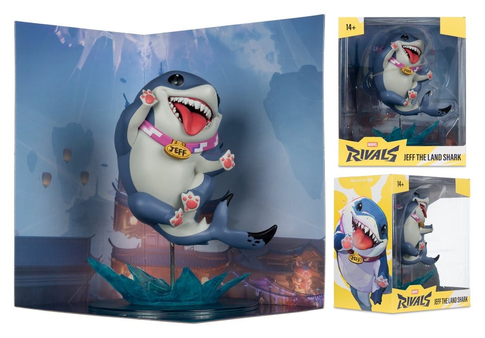 Marvel Rivals Collection Gamerverse Figura 1/10 Jeff The Land Shark 20 cm