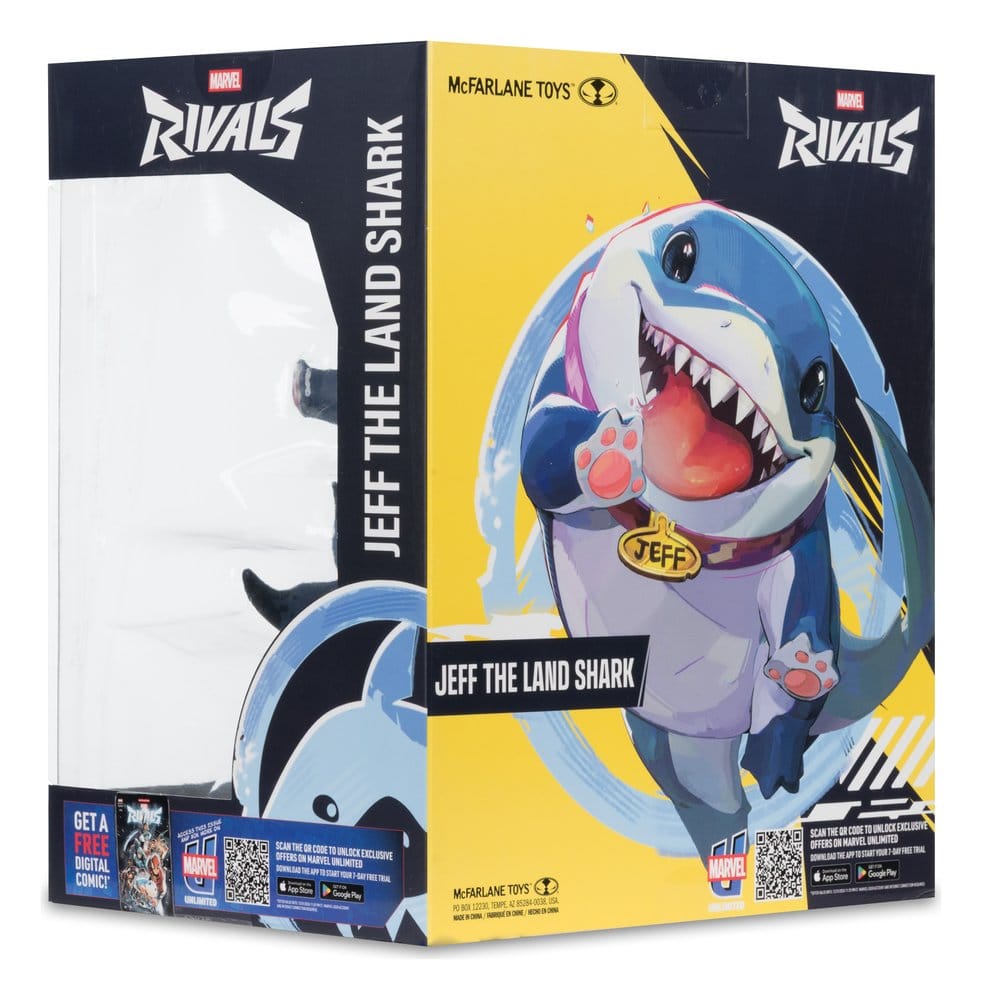 Marvel Rivals Collection Gamerverse Figura 1/10 Jeff The Land Shark 20 cm