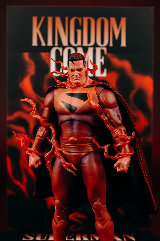 DC Multiverse McFarlane Cover Recreations Figura Superman (Kingdom Come) (Gold Label) 18 cm