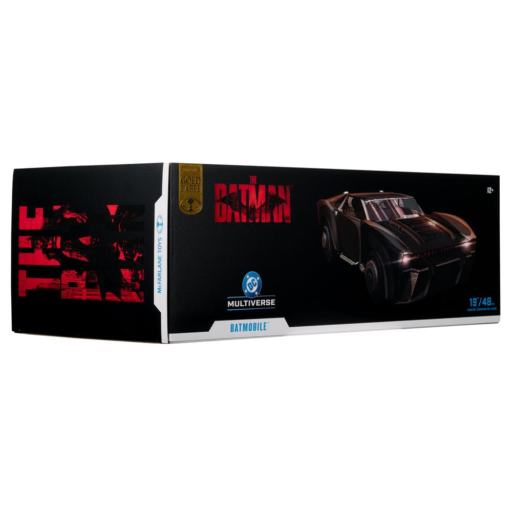 The Batman (2022) DC Multiverse Vehículo Batmobil (Gold Label) 48 cm