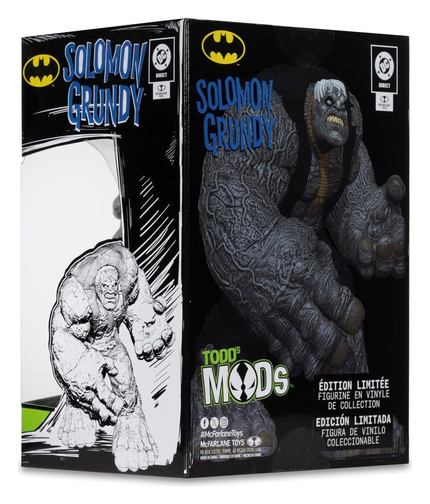 DC Direct Estatua Collector Vinyl Solomon Grundy (Limited Edition Todd's Mods) 11 cm