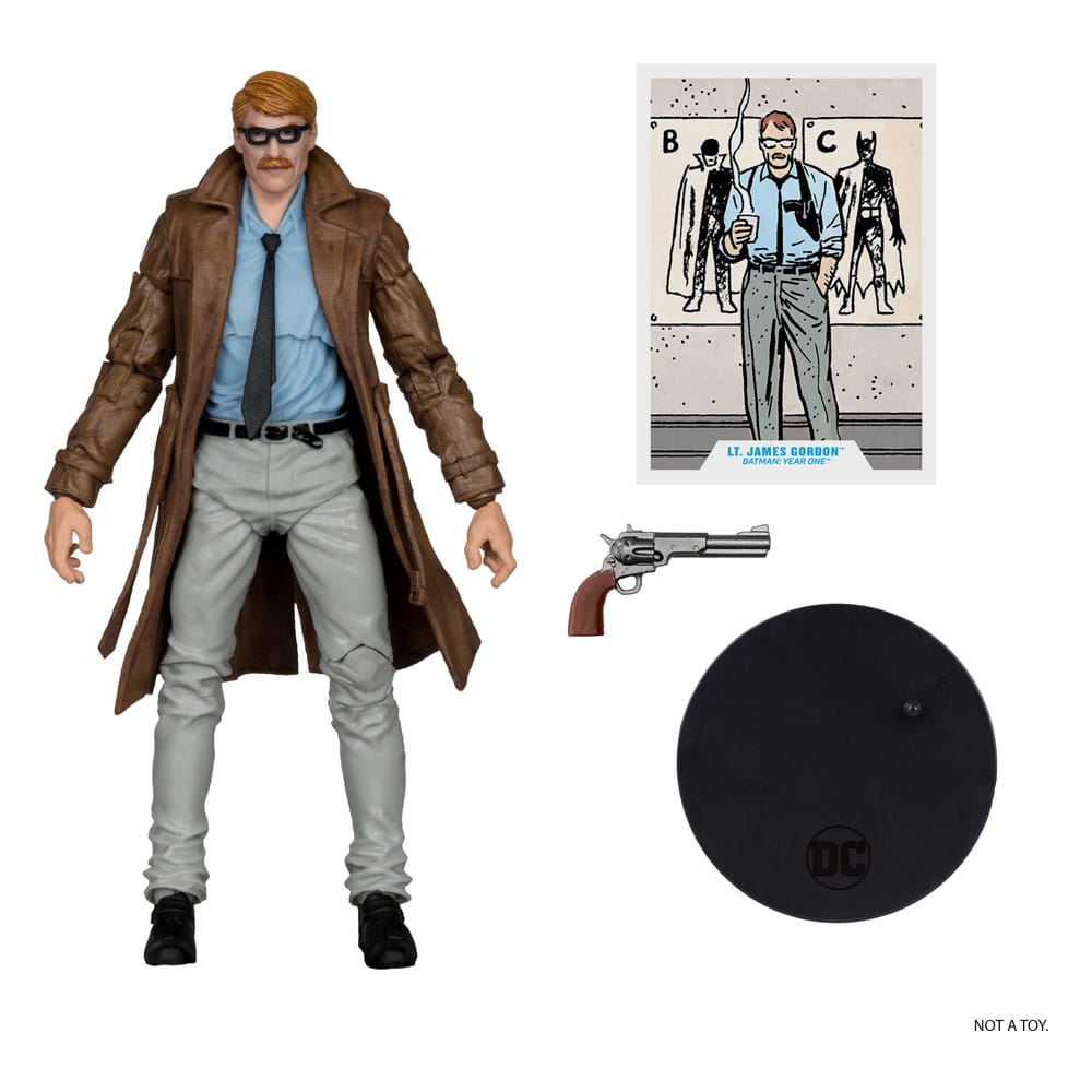 Batman Year One (Part 4) DC Multiverse Figura Lt. James Gordon (Gold Label) 18 cm