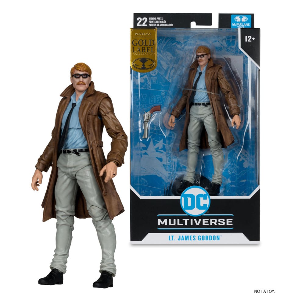 Batman Year One (Part 4) DC Multiverse Figura Lt. James Gordon (Gold Label) 18 cm