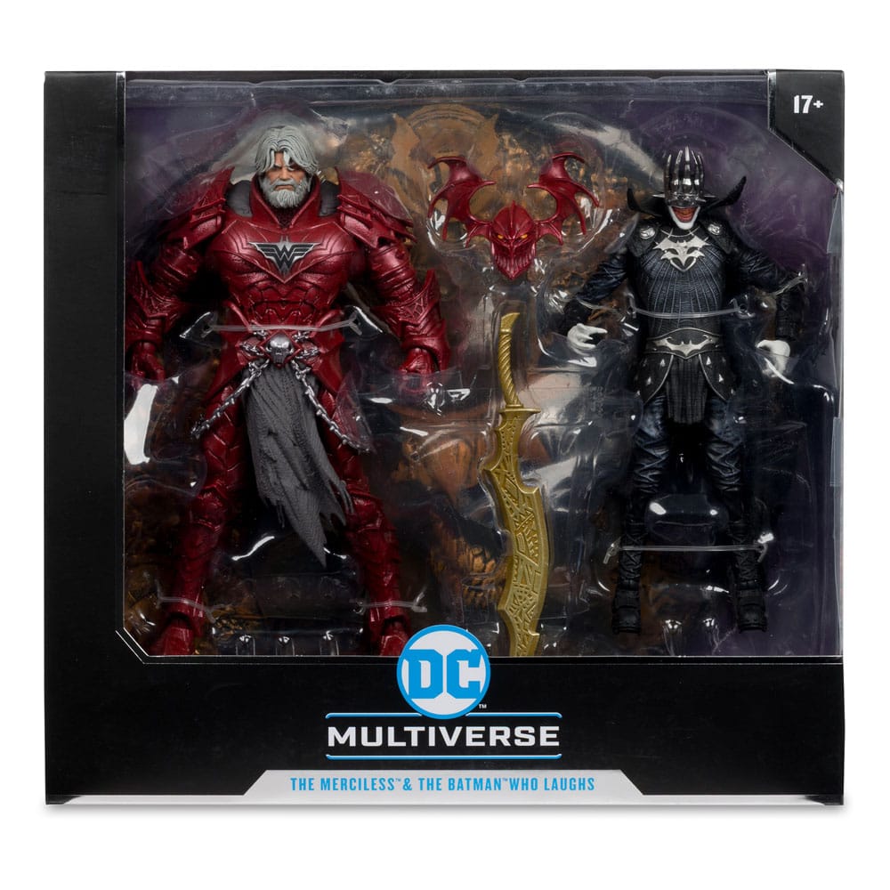DC Multiverse McFarlane Collector Edition Pack de 2 Figuras #04 Batman who laughs (Knight Armor) & Merciless (Dark Multiverse) 18 cm