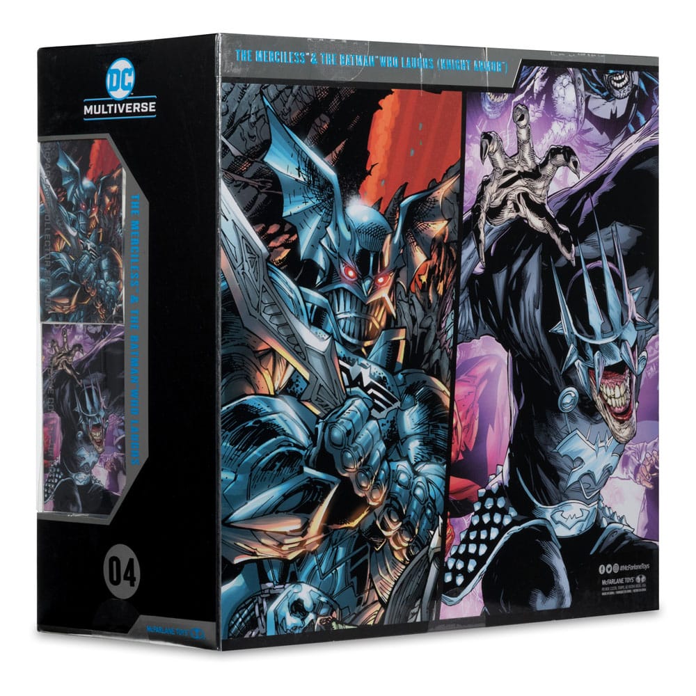DC Multiverse McFarlane Collector Edition Pack de 2 Figuras #04 Batman who laughs (Knight Armor) & Merciless (Dark Multiverse) 18 cm