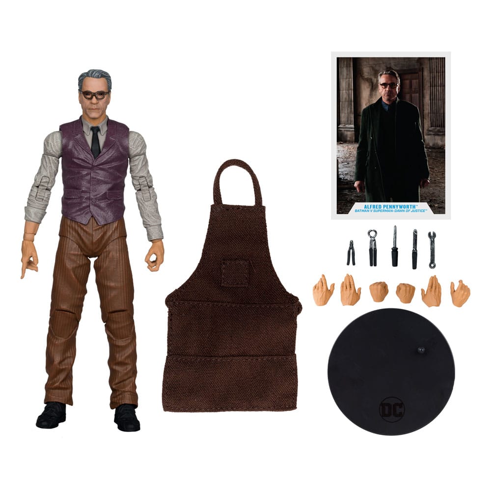 Batman v Superman: El amanecer de la justicia DC Multiverse Figura Alfred Pennyworth 18 cm