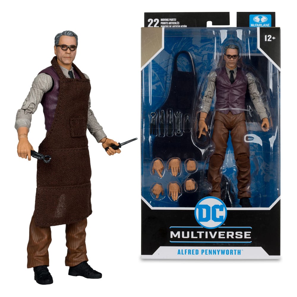 Batman v Superman: El amanecer de la justicia DC Multiverse Figura Alfred Pennyworth 18 cm