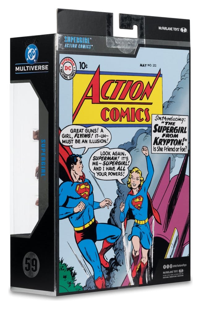 DC MCFARLANE COLLECTOR EDITION WAVE 14 7INCH SUPERGIRL 1ST APP ACTION Figura