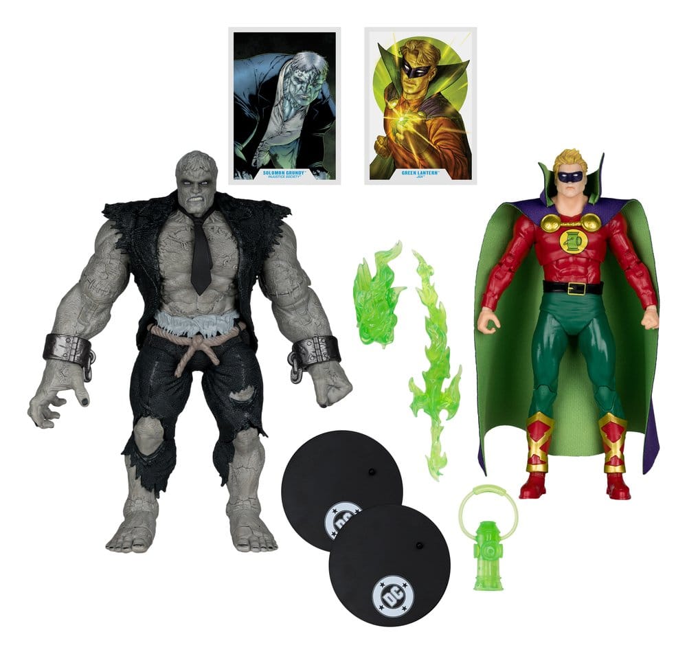 DC Multiverse Figuras de Acción Pack de 2 Solomon Grundy vs Green Lantern 18 cm