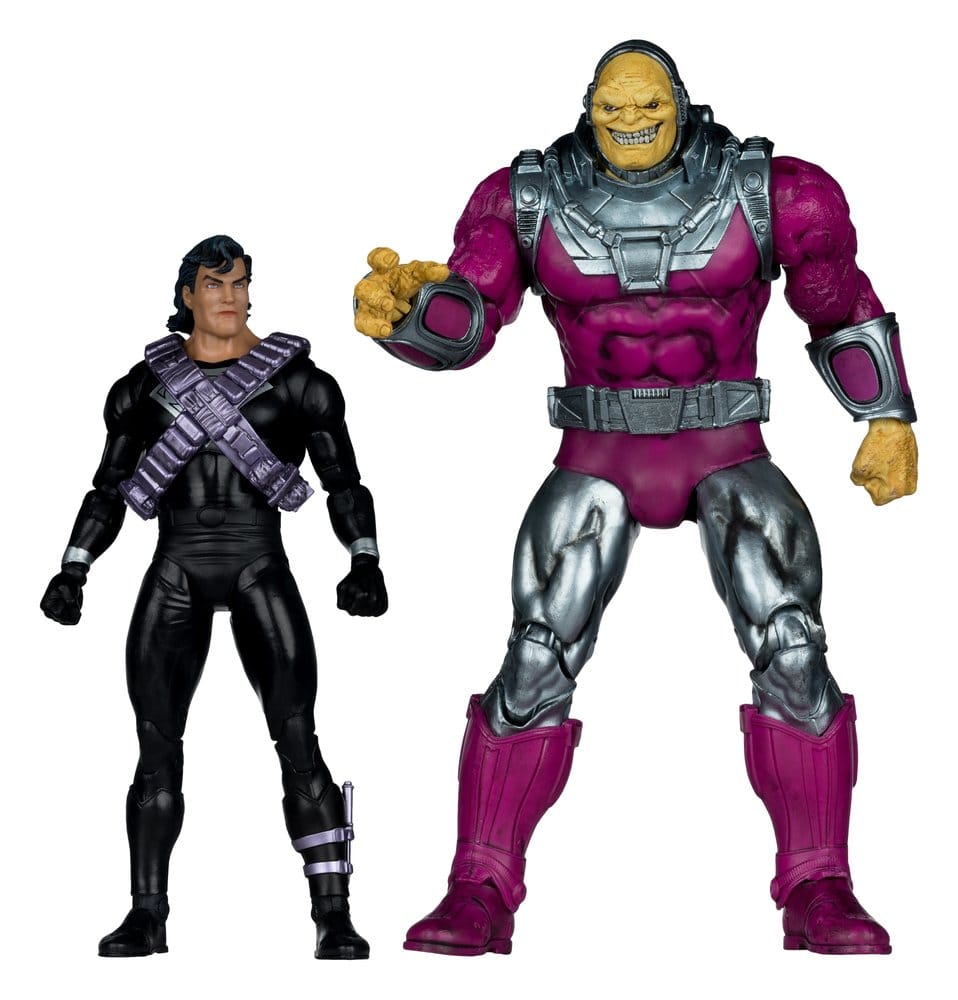DC Multiverse Figura Megafig Pack de 2 Mongul vs Superman (Return of Superman) 25 cm Frikytopia