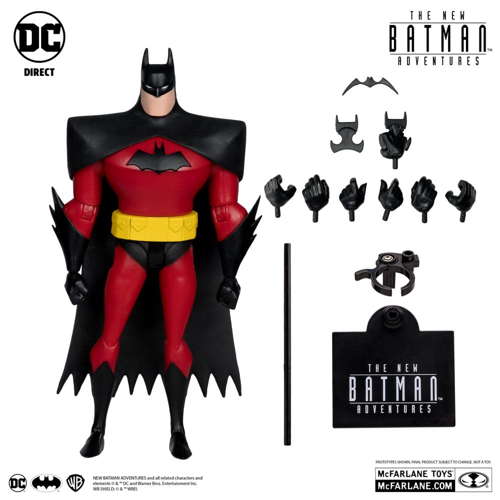 The New Batman Adventure DC Direct 1/6 Figura Batman (Silver) 15 cm